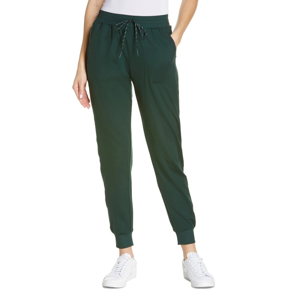 Zella Live In Pocket Joggers Size Medium Green Sycamore Errands Lightweight Gym